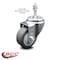 Service Caster 3.5 Inch Thermoplastic Rubber Wheel Swivel 3/8 Inch Threaded Stem Caster SCC SCC-TS20S3514-TPRB-381615 - alternate 2